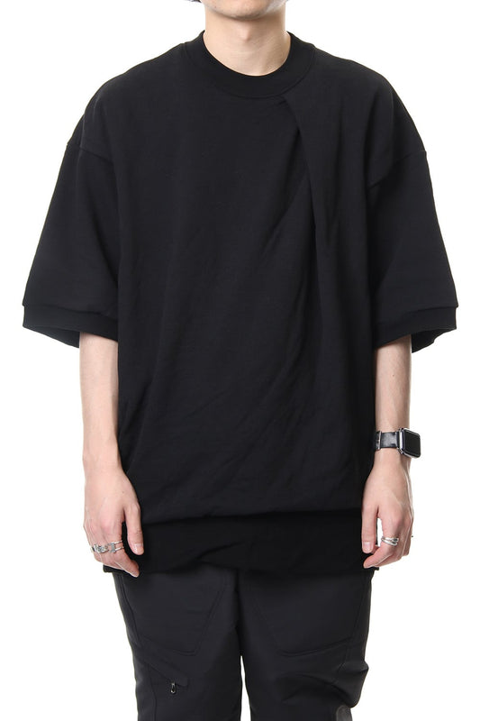 TUCKED BIG T-SHIRT Black