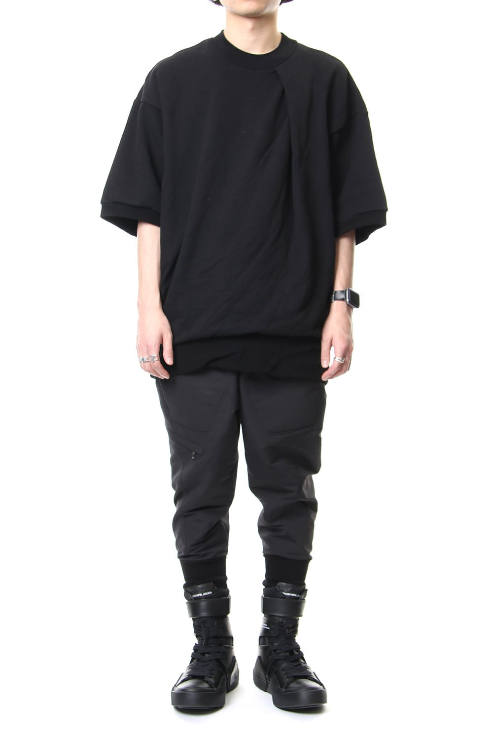 TUCKED BIG T-SHIRT Black