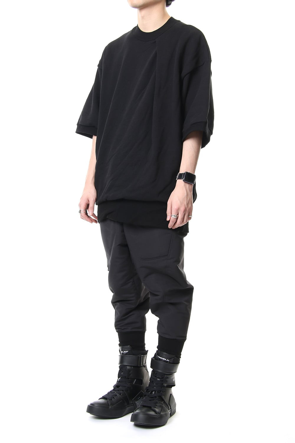 TUCKED BIG T-SHIRT Black