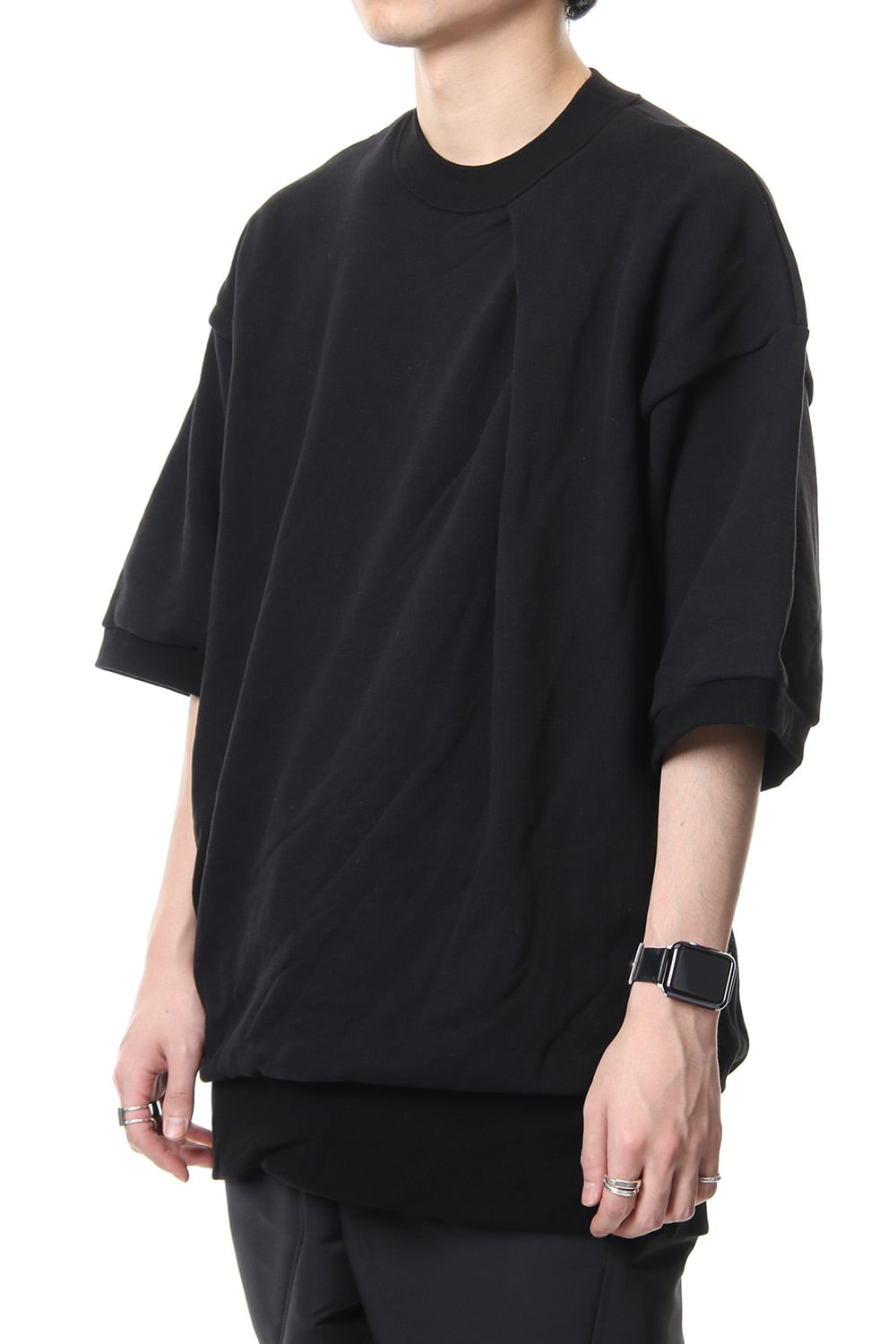 TUCKED BIG T-SHIRT Black