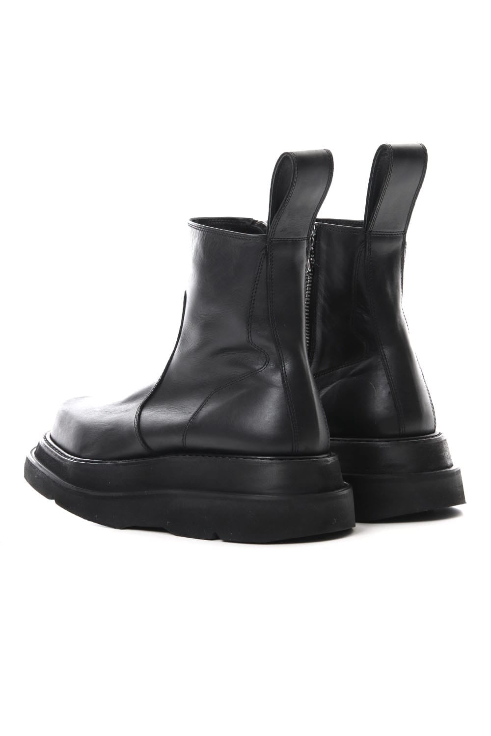 OVERLAYING SIDE ZIP ENGINEER BOOTS