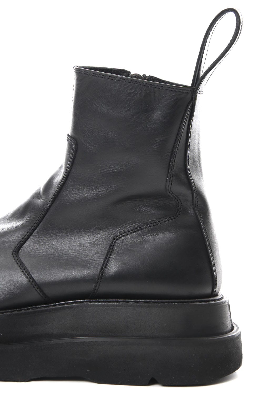 OVERLAYING SIDE ZIP ENGINEER BOOTS