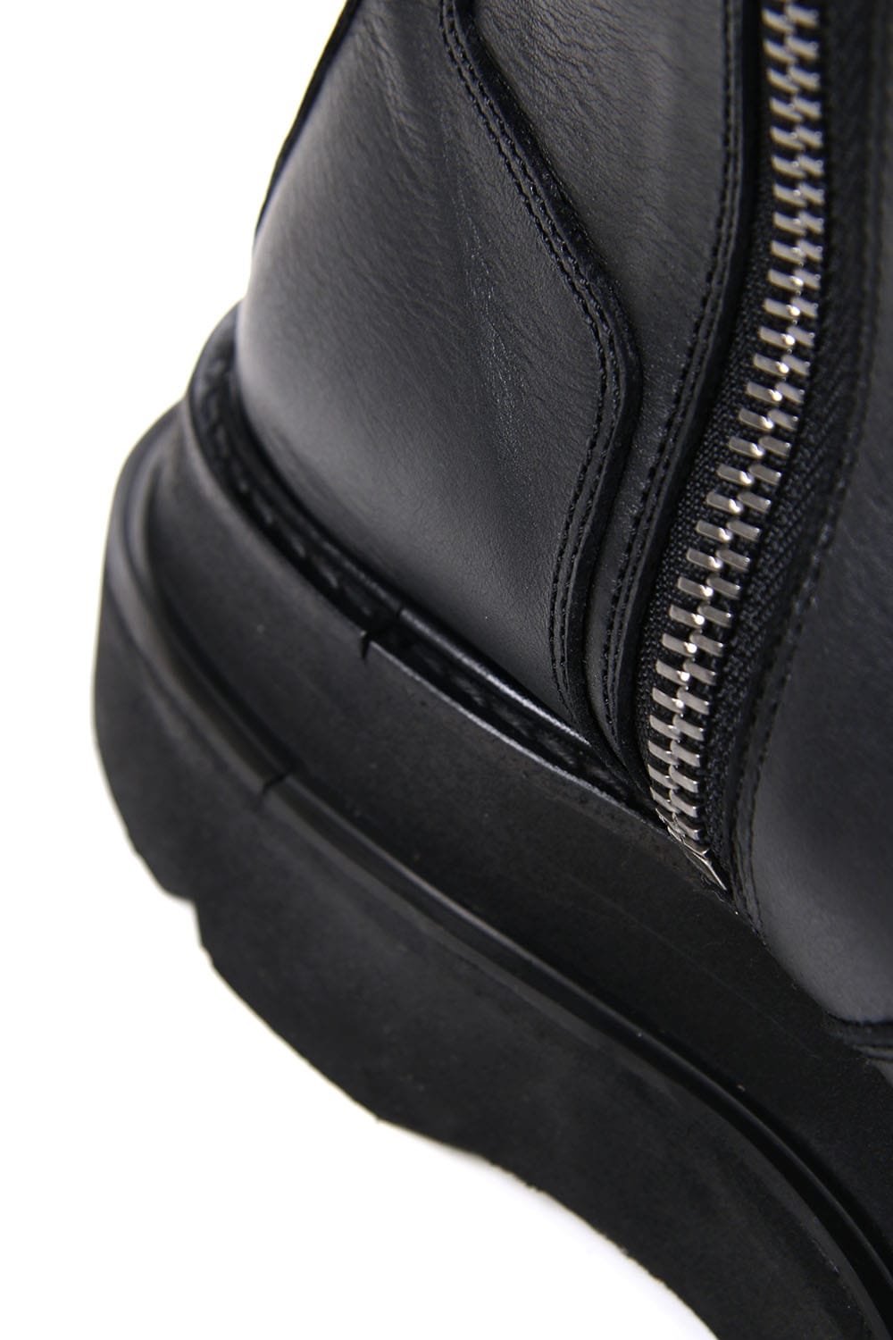 OVERLAYING SIDE ZIP ENGINEER BOOTS