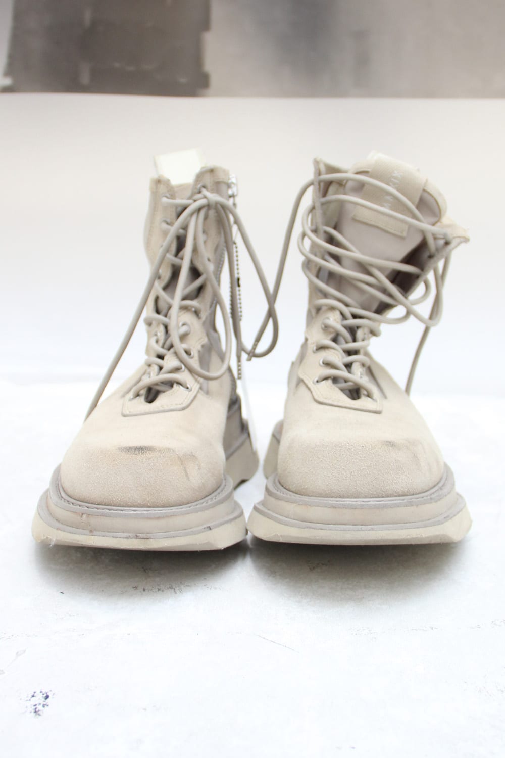 OVERLAYING COMBAT BOOTS