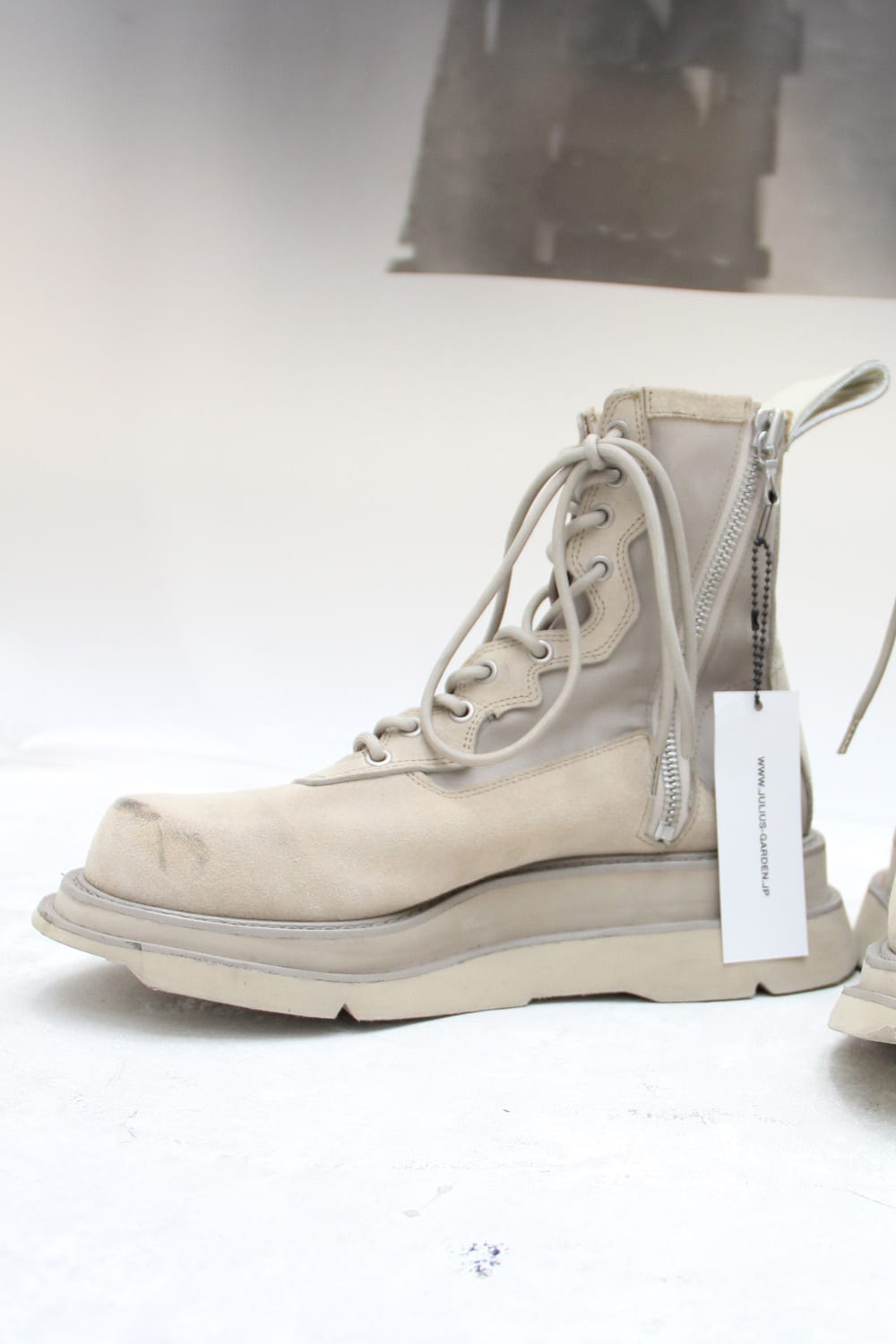 OVERLAYING COMBAT BOOTS