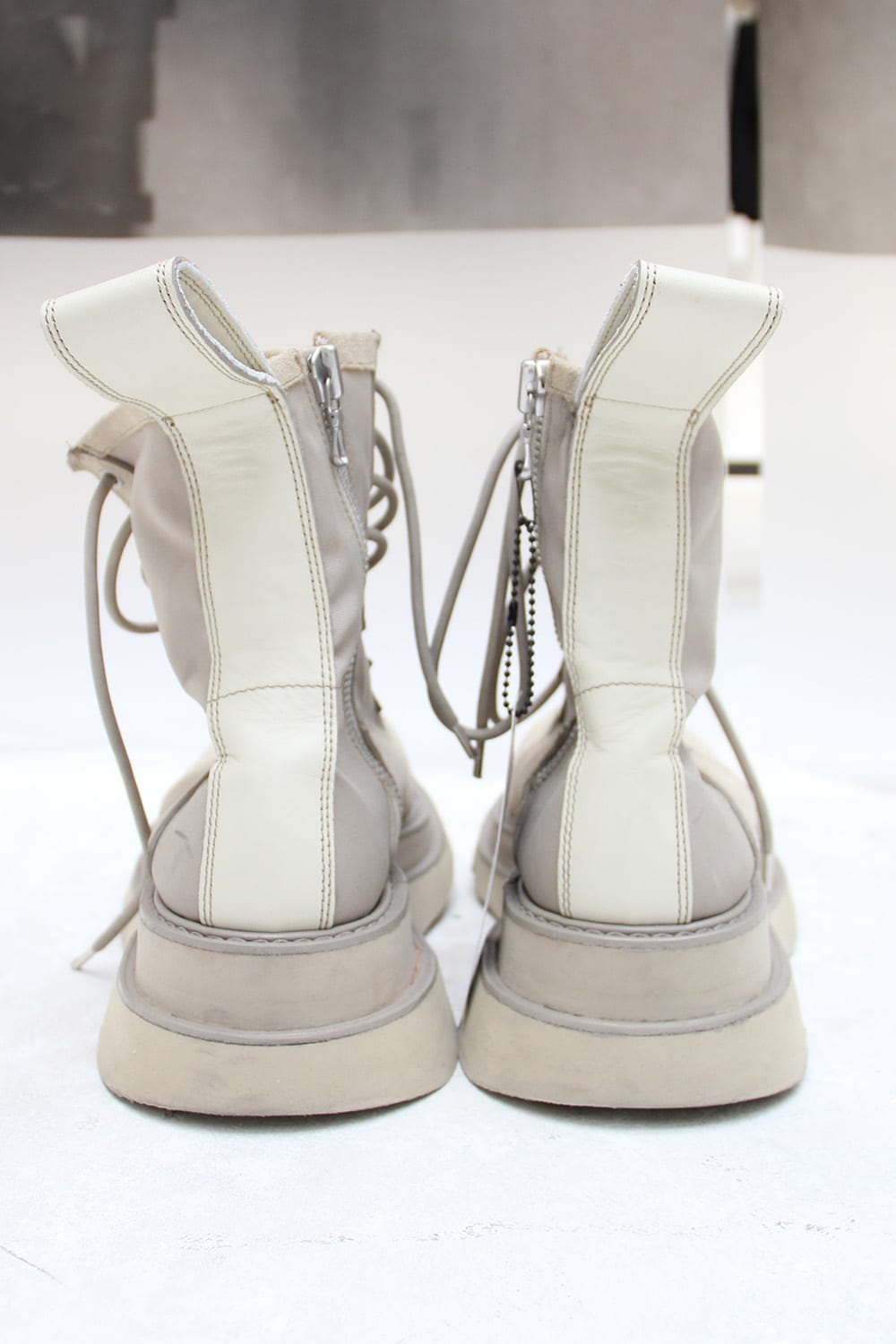 OVERLAYING COMBAT BOOTS