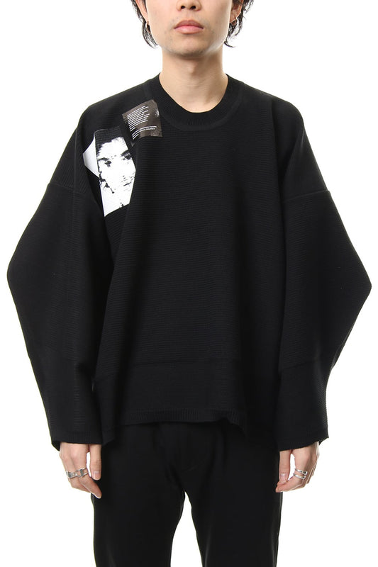 PRINT MIX KNITNG SHIRT