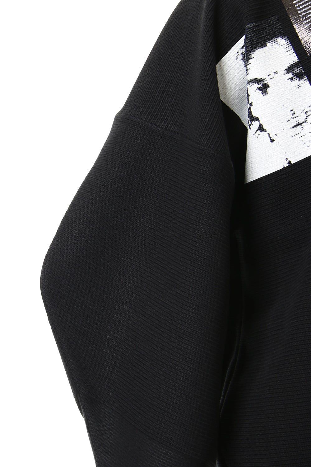 PRINT MIX KNITNG SHIRT