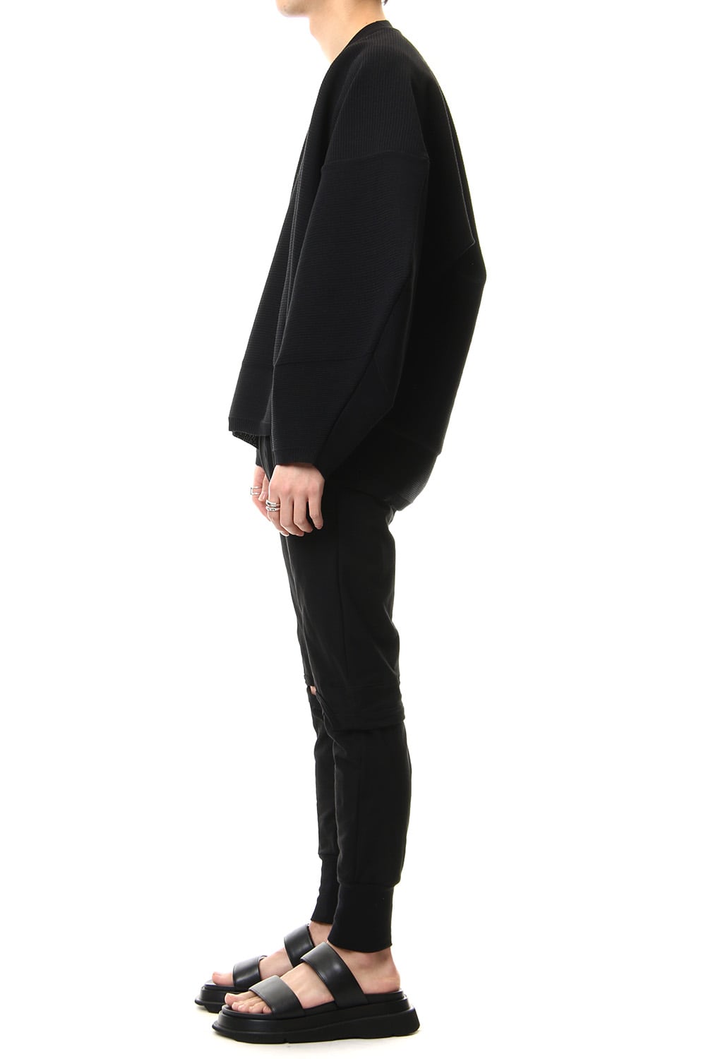 PRINT MIX KNITNG SHIRT