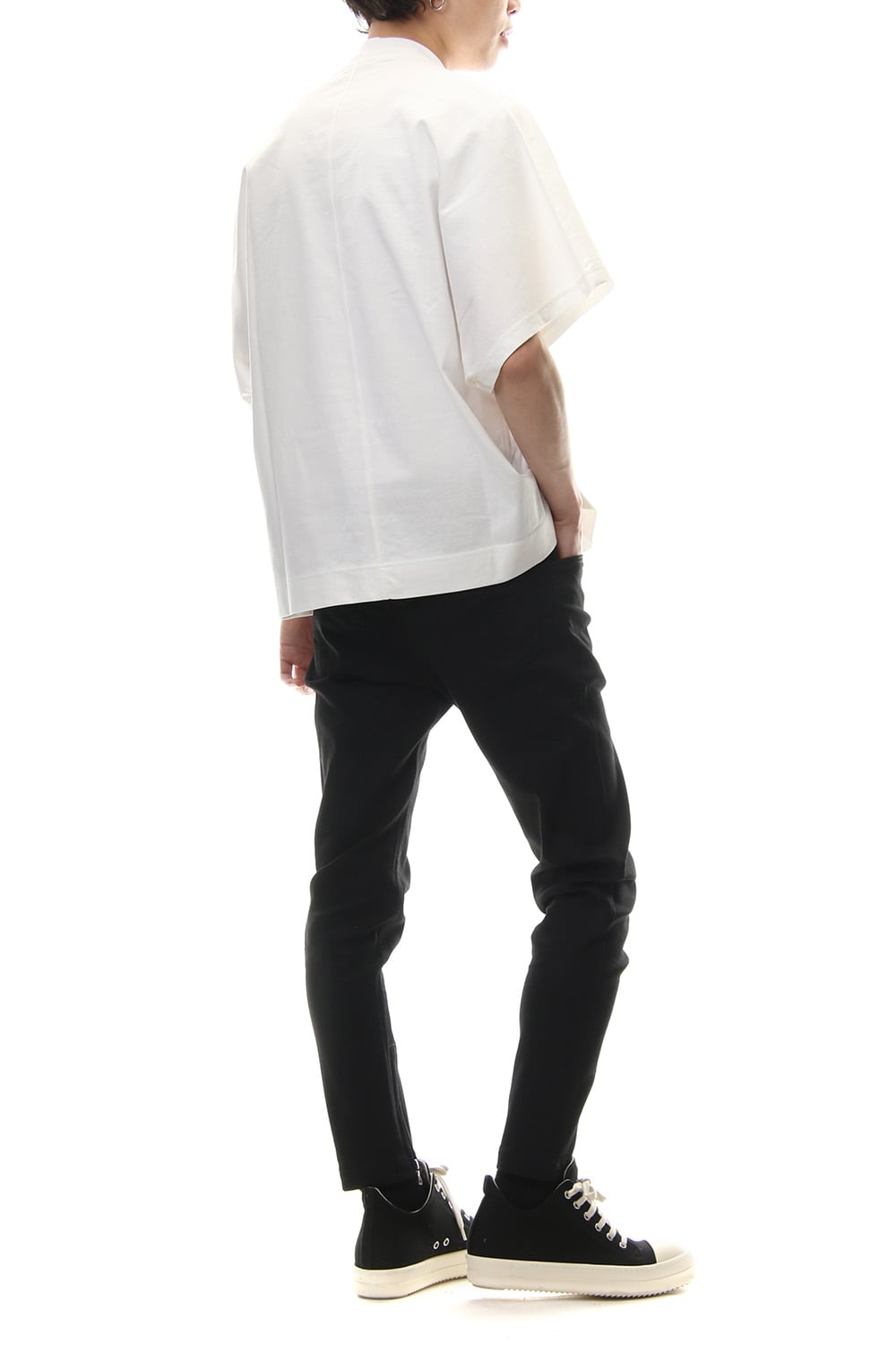 SKINNY HEM ZIP PANTS