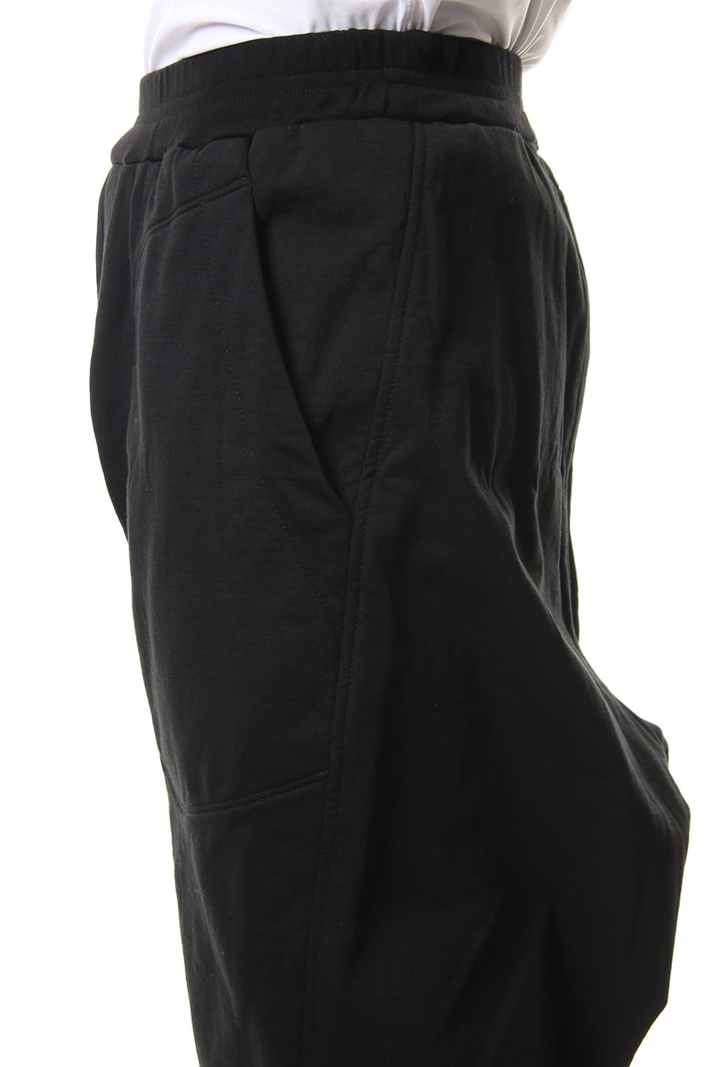 MILITARY LEG POCKET EASY PANTS Black