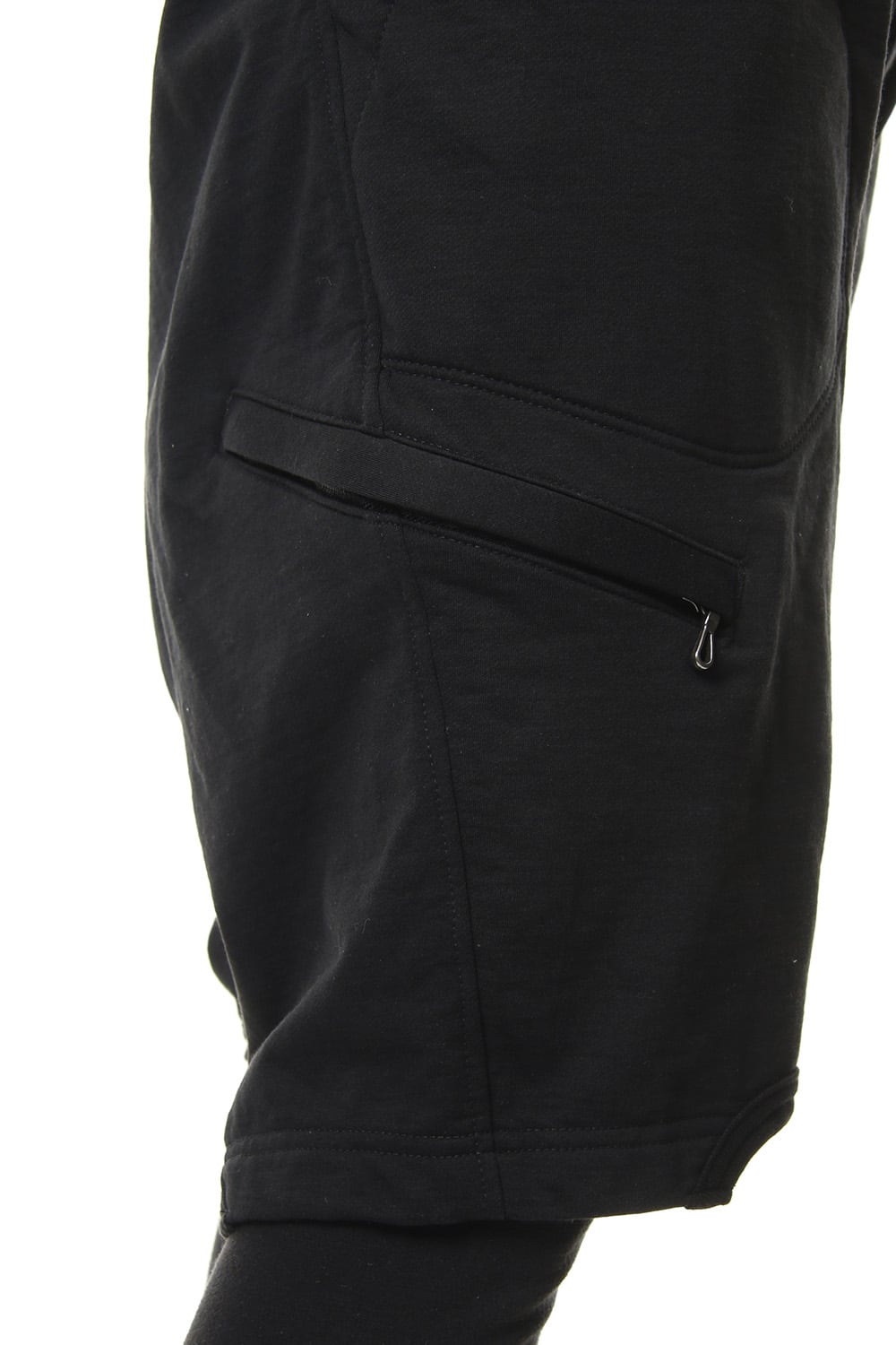 MILITARY LEG POCKET EASY PANTS Black