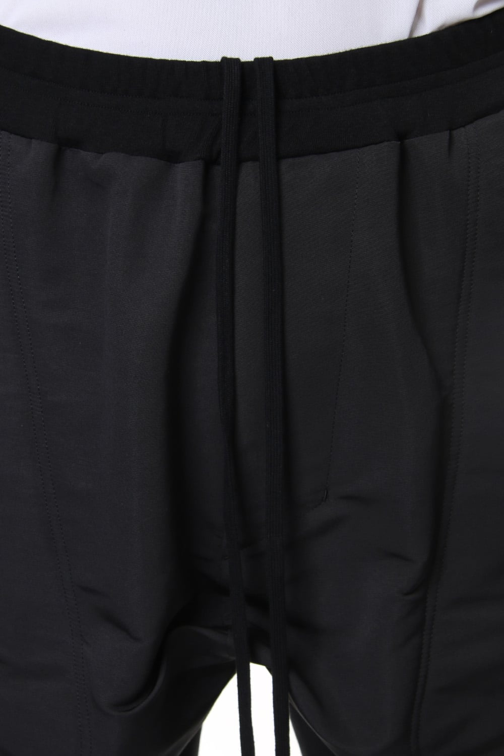 MILITARY LEG POCKET CROPPED PANTS Black