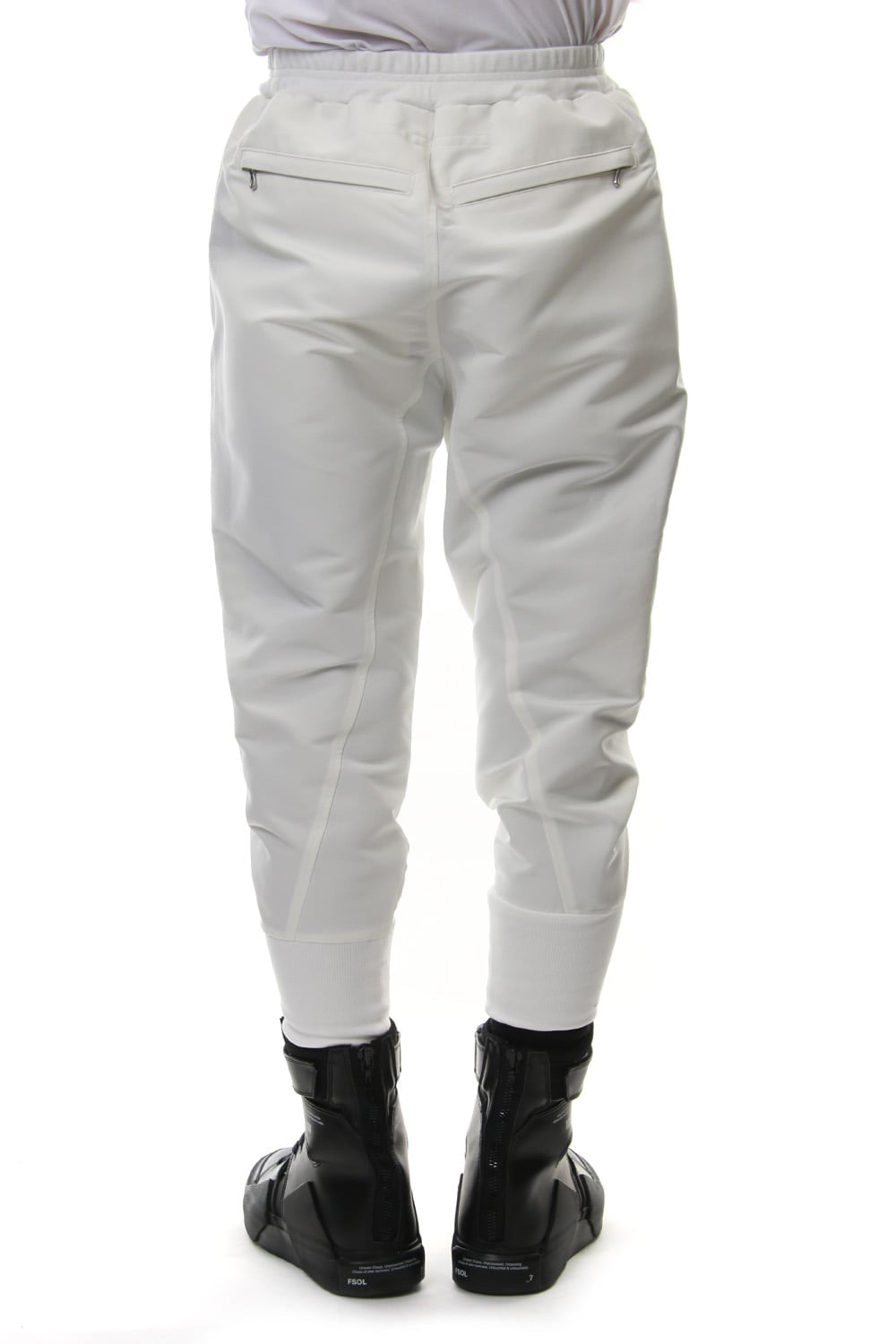 MILITARY LEG POCKET CROPPED PANTS Off