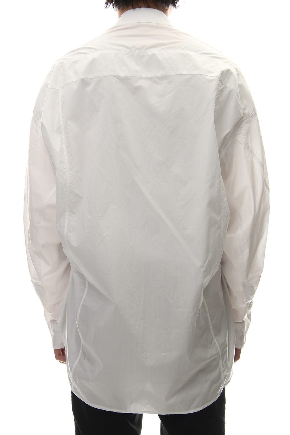 PRINT DROP SHOULDER SHIRT White