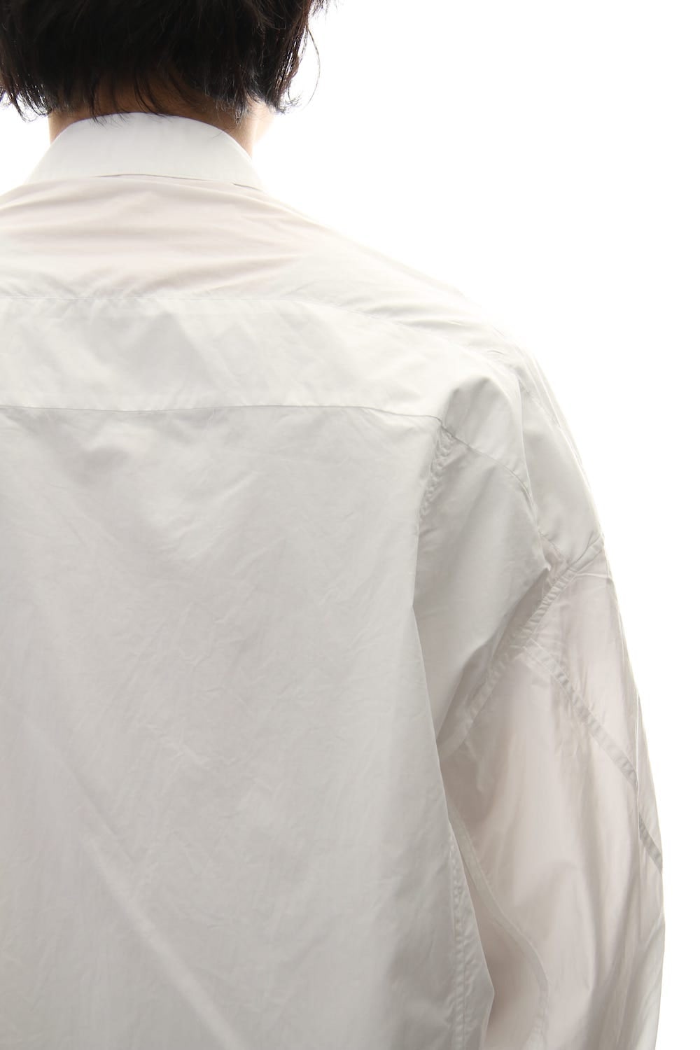 PRINT DROP SHOULDER SHIRT White