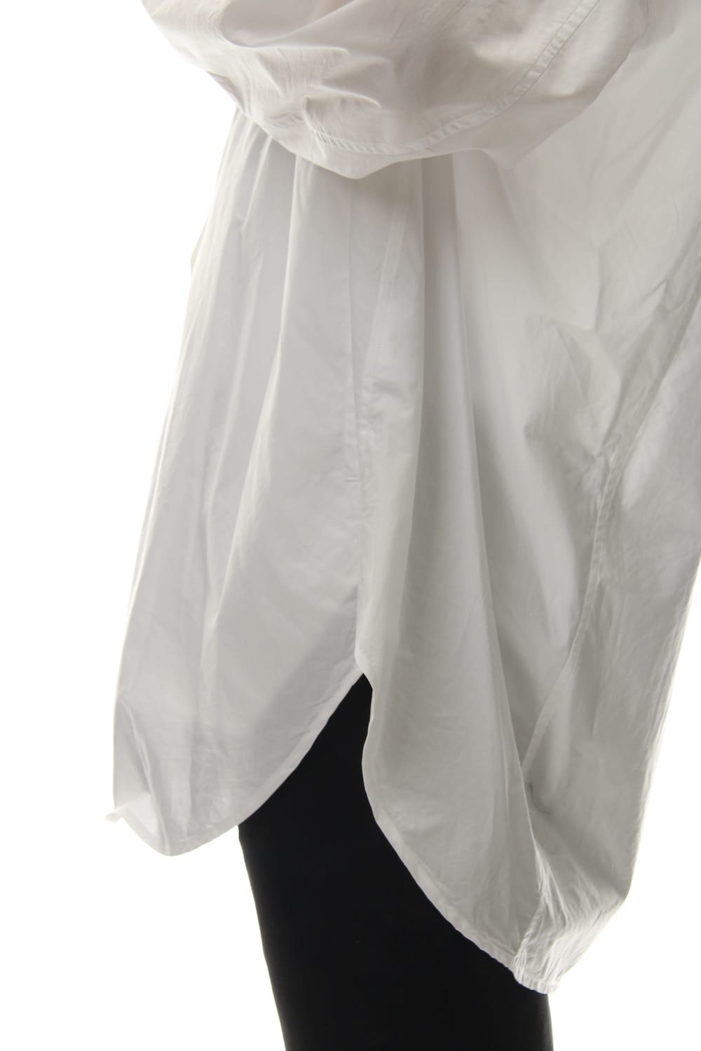 PRINT DROP SHOULDER SHIRT White