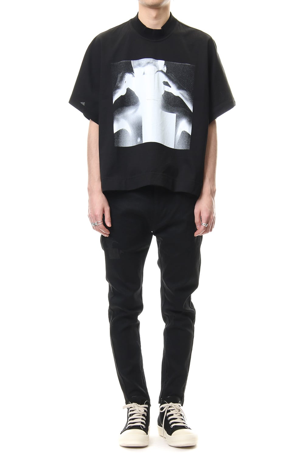 PRINT KITE T-SHIRT Black