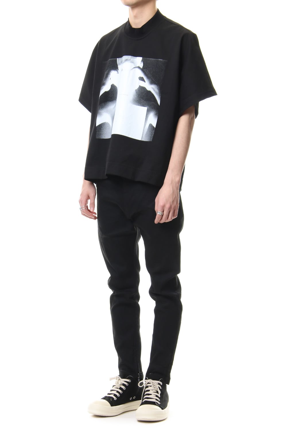 PRINT KITE T-SHIRT Black