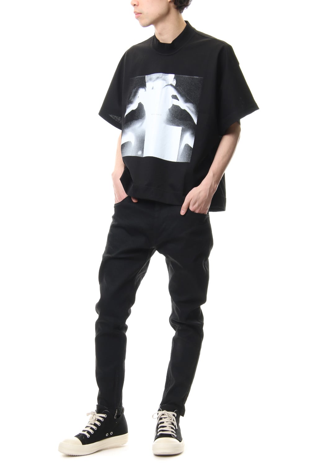 PRINT KITE T-SHIRT Black