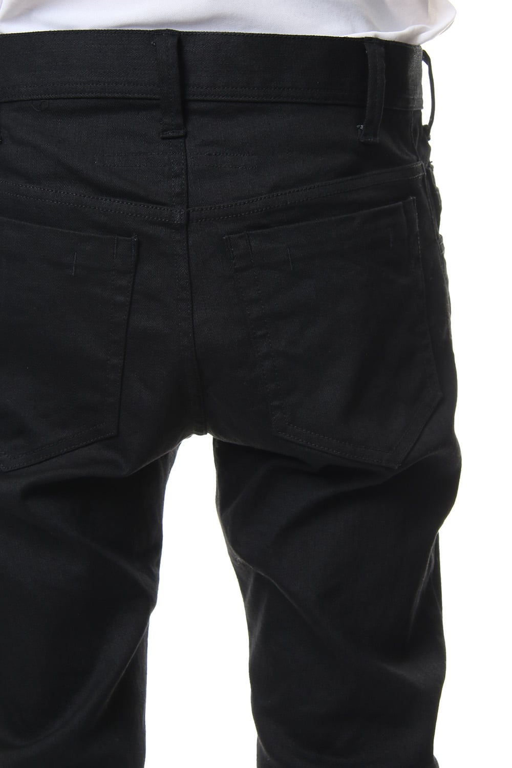 PRINT HEM ZIP SKINNY PANTS