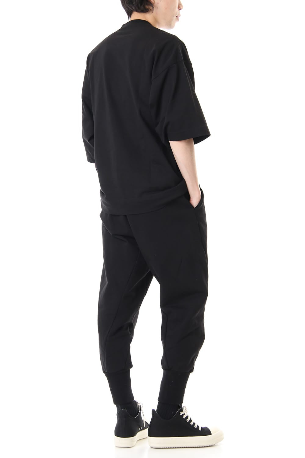 PRINT CROPPED EASY PANTS