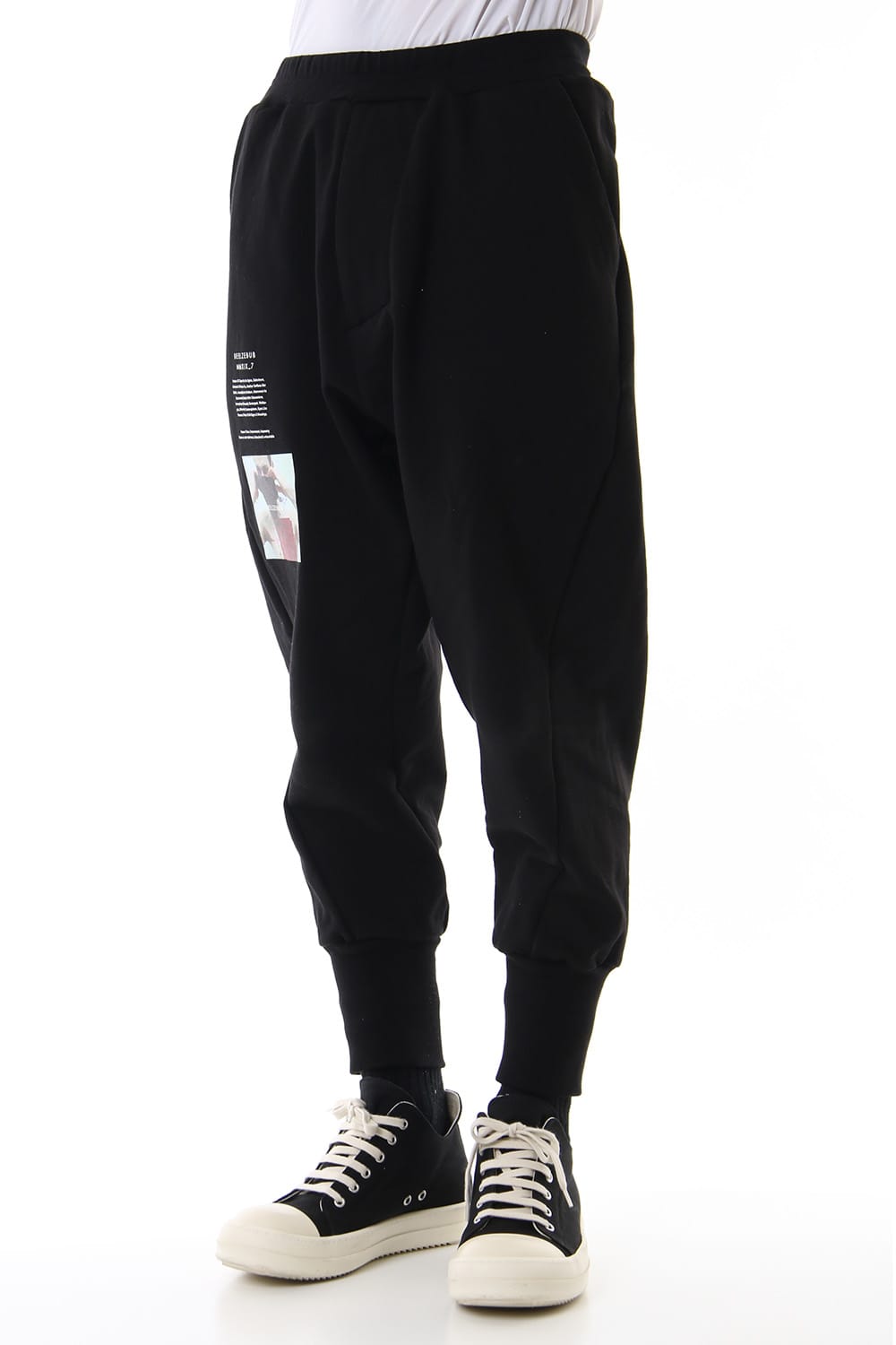 PRINT CROPPED EASY PANTS