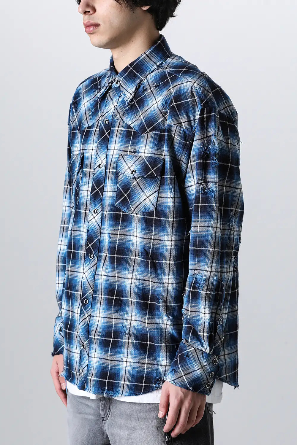 Western Shirt Blue