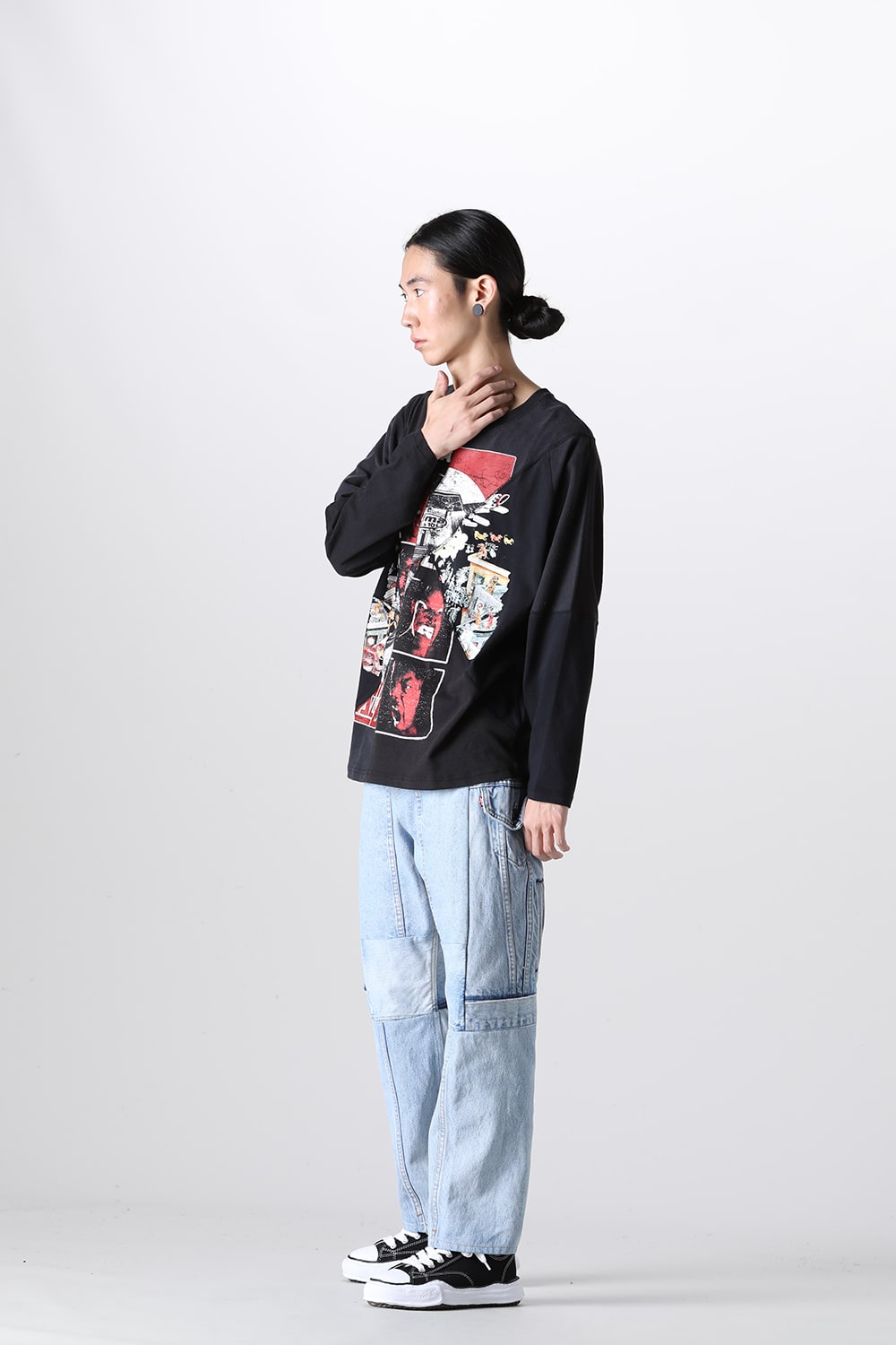 Denim Cargo Pants - M3