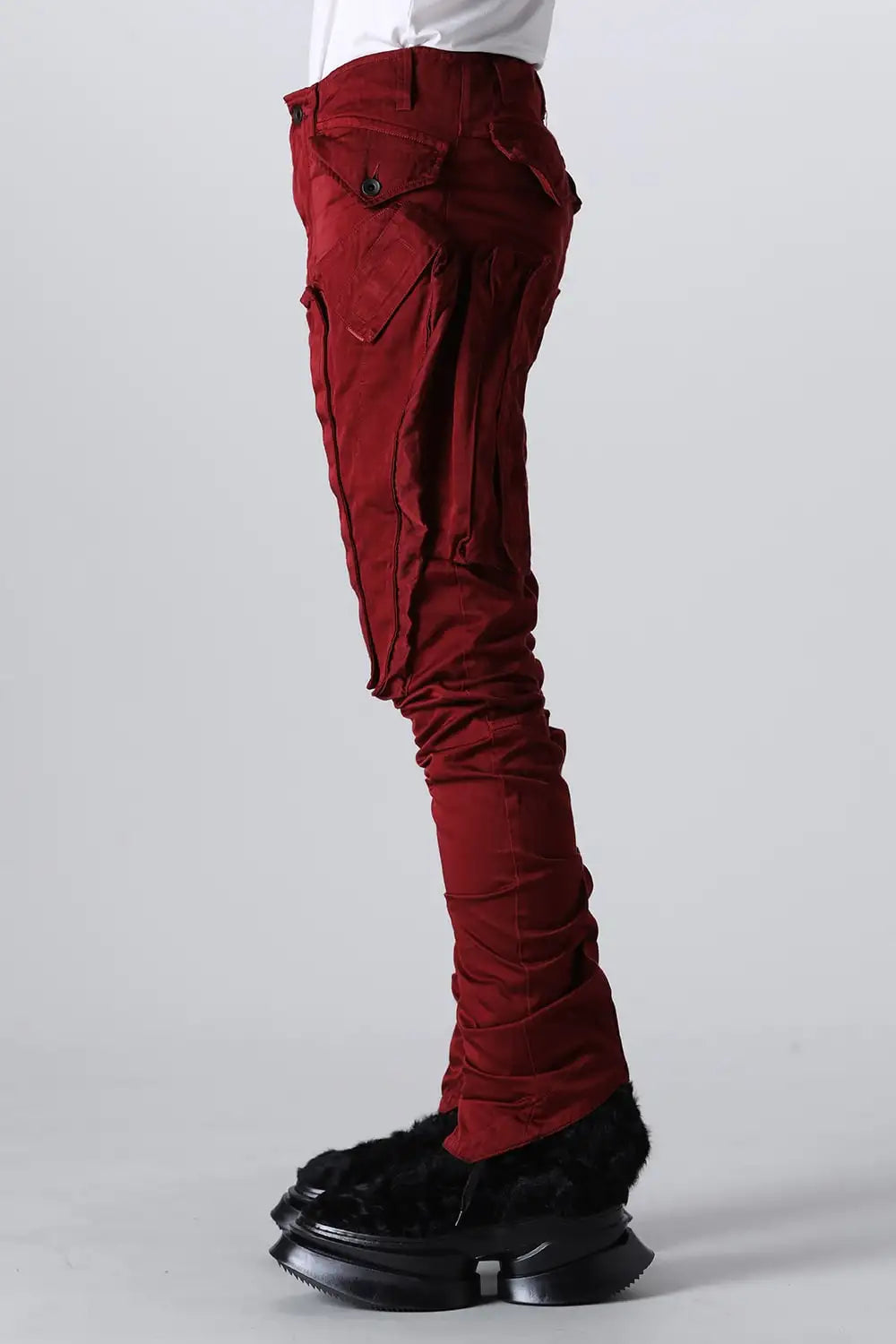 Tactical Skinny Pants  Red