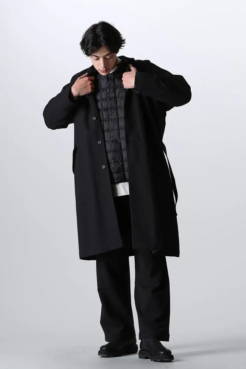 MOUNTAIN HI-SPEC CREW NECK DOWN JACKET＜900FP+＞ Black