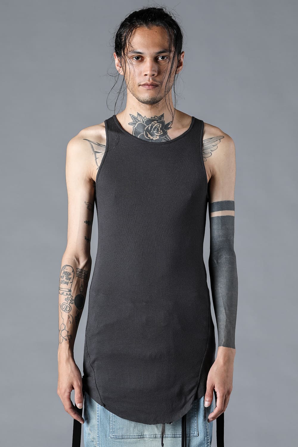 Cotton x Rayon Ribbed Tank Top