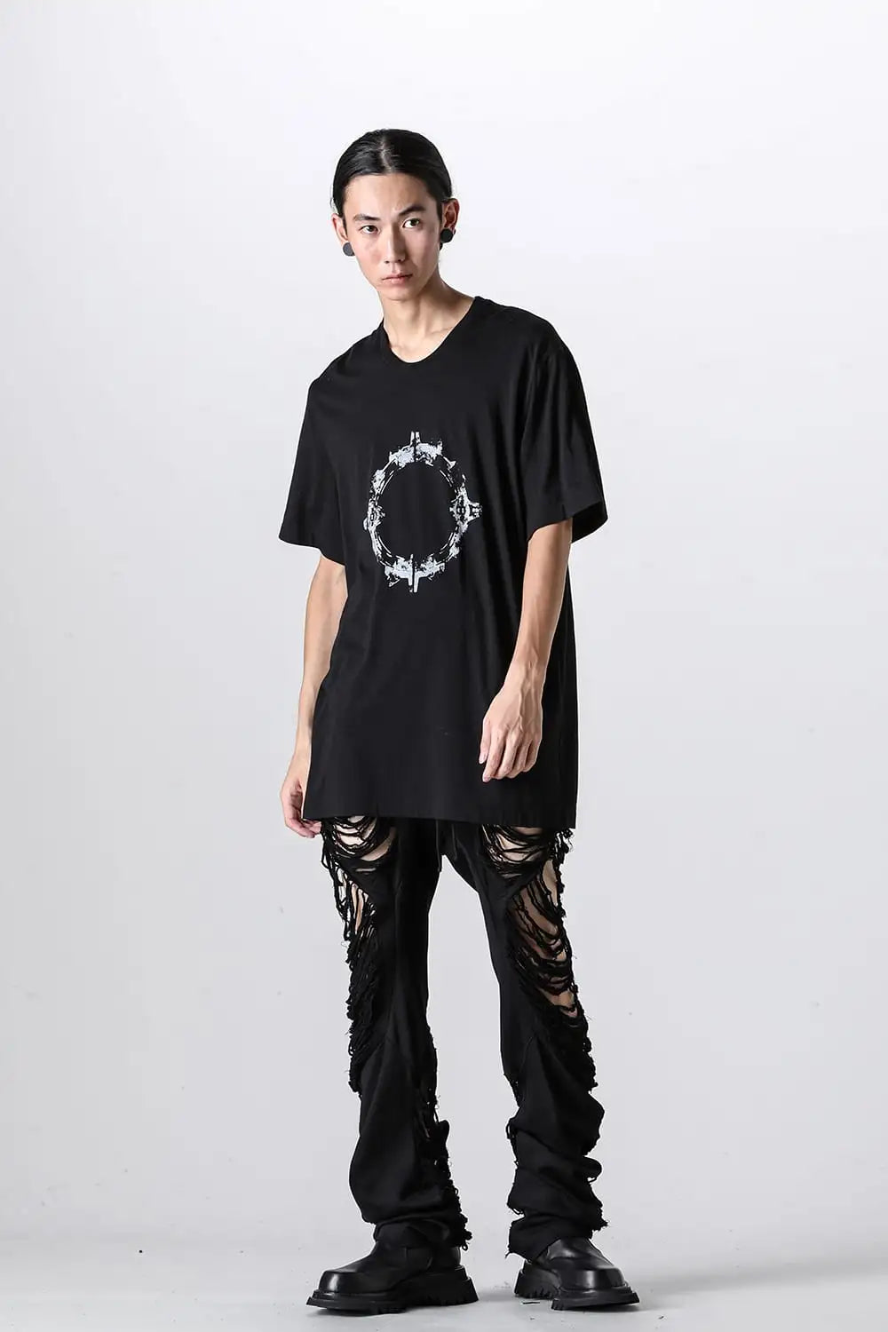 Cotton/Modal Jersey Regular T-shirt Black