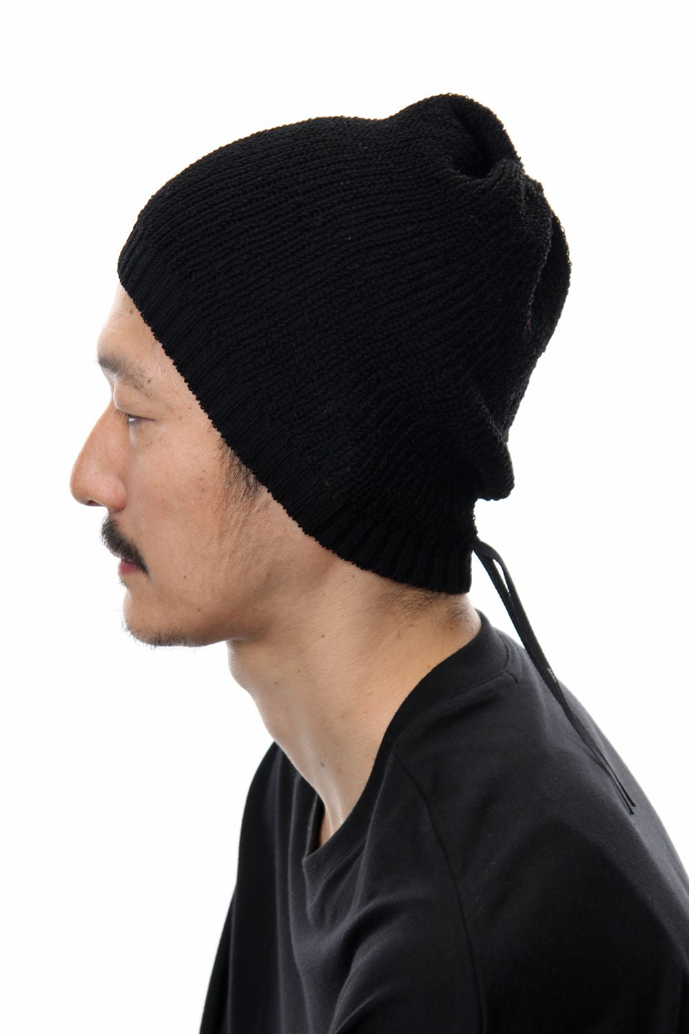 STRAP BEANIE Black