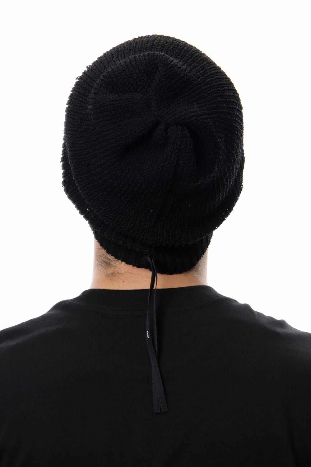 STRAP BEANIE Black