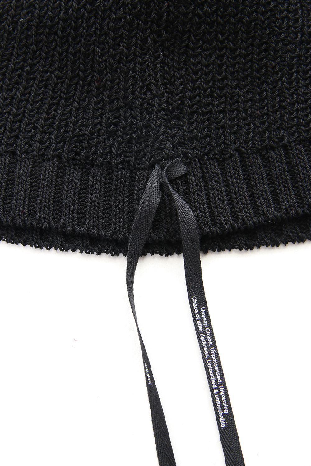 STRAP BEANIE Black