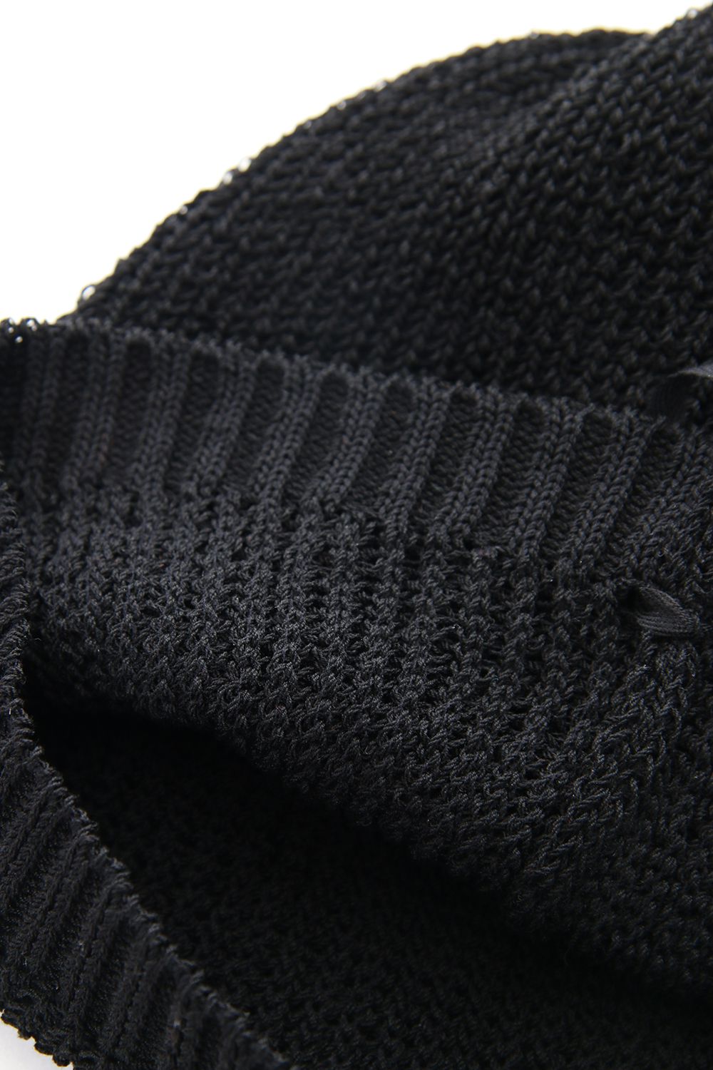 STRAP BEANIE Black