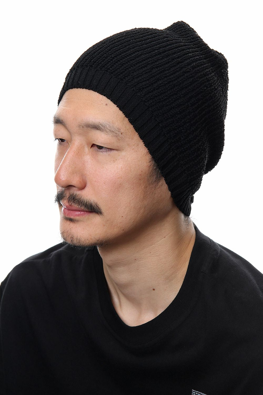 STRAP BEANIE Black