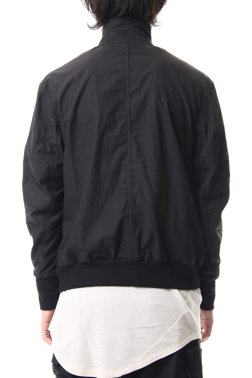 COVERED NECK JACKET Black