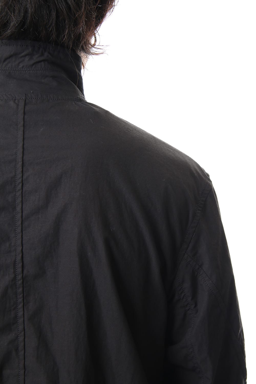 COVERED NECK JACKET Black