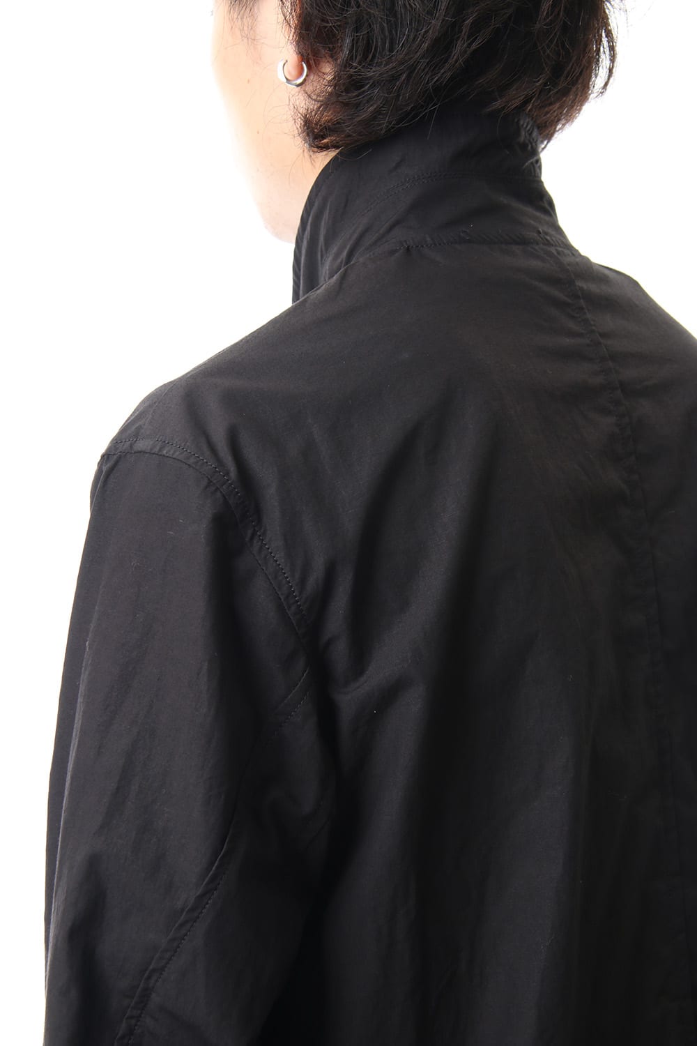 COVERED NECK JACKET Black