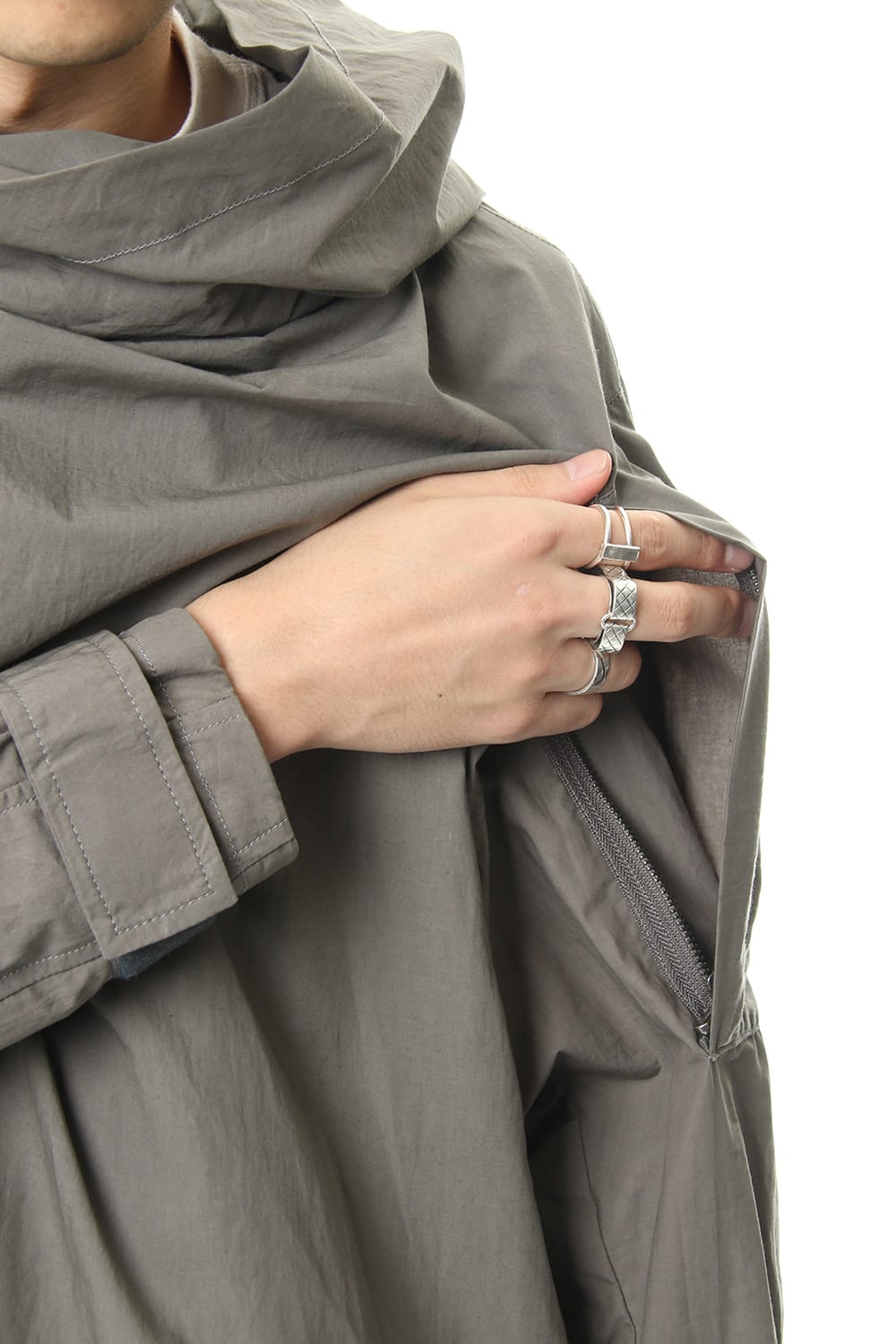 COVERED MODS COAT Khaki Gray