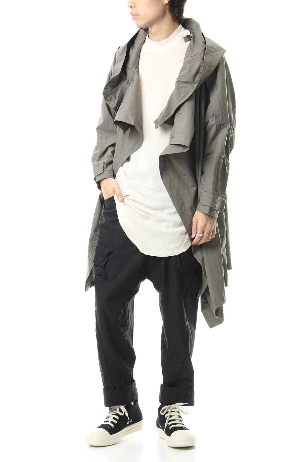 COVERED MODS COAT Khaki Gray