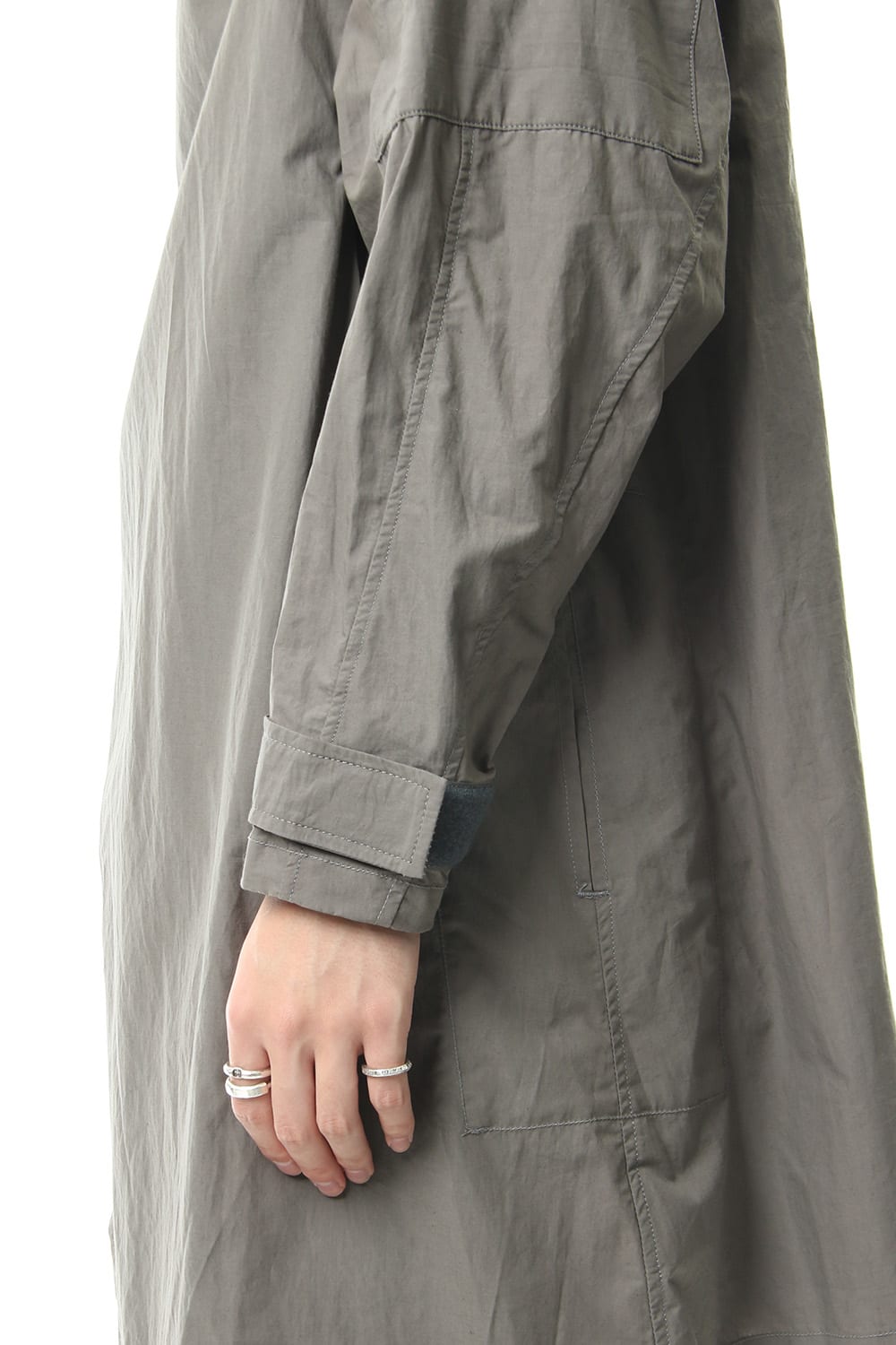 COVERED MODS COAT Khaki Gray