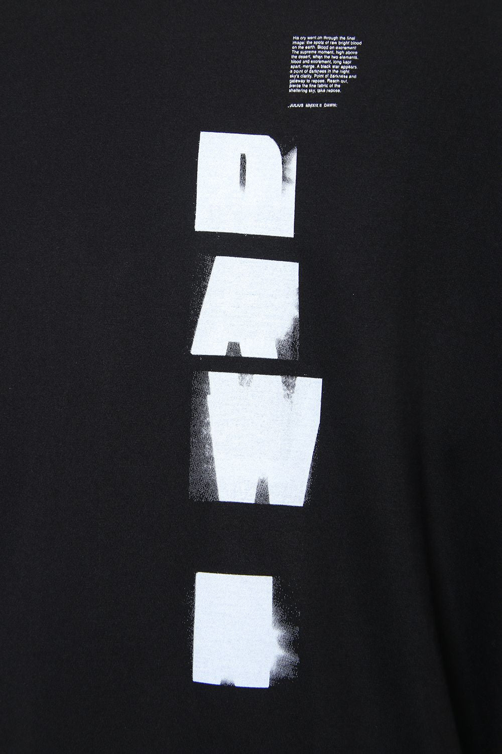 DAWN BIG T-SHIRT Black