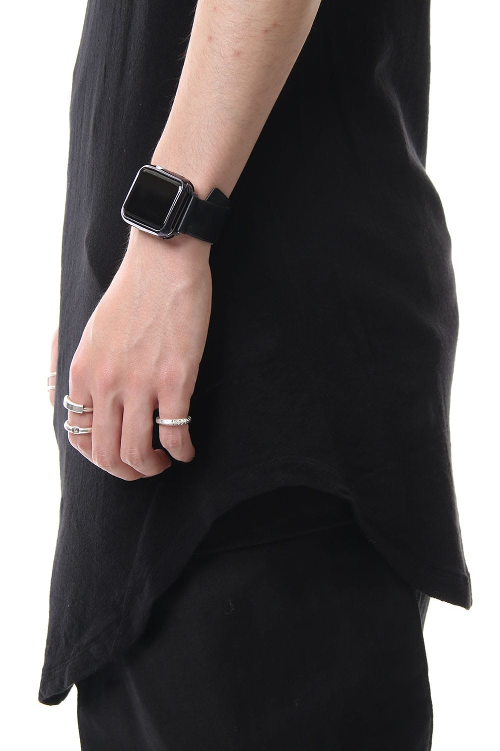 DRAPING T-SHIRT Black