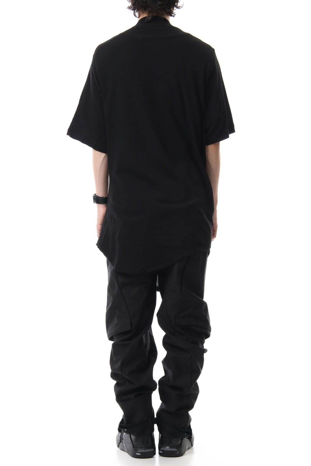 DRAPING T-SHIRT Black