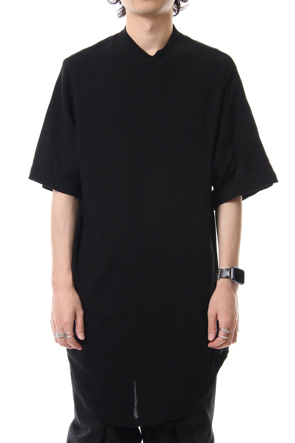 DRAPING T-SHIRT Black