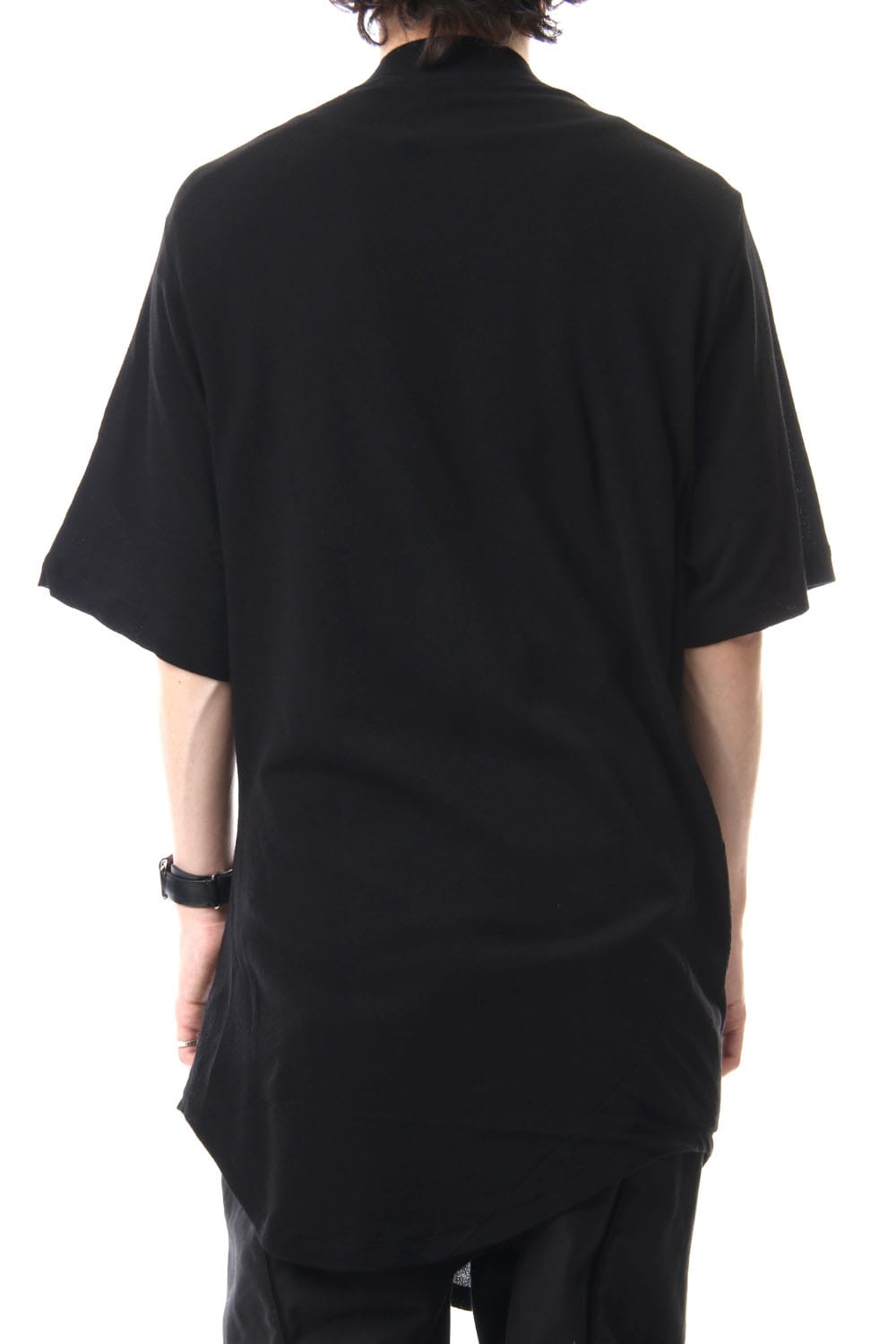 DRAPING T-SHIRT Black