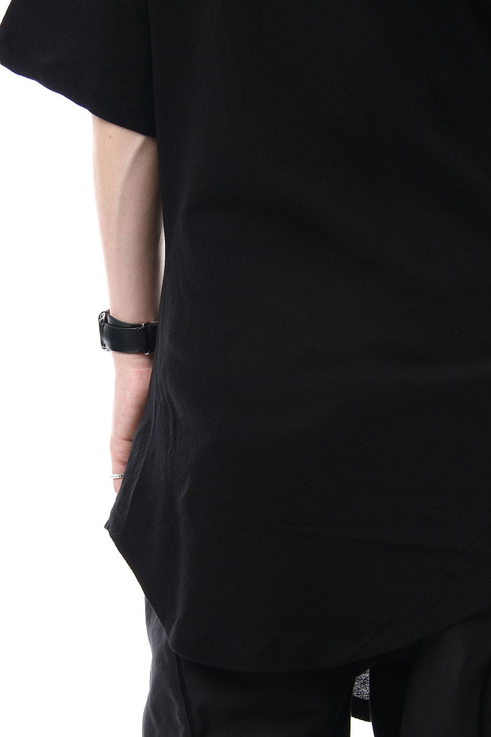 DRAPING T-SHIRT Black